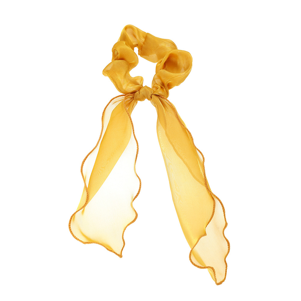 韩版超仙蝴蝶结飘带发圈ins时尚甜美法式纯色橡皮筋发绳网红发饰