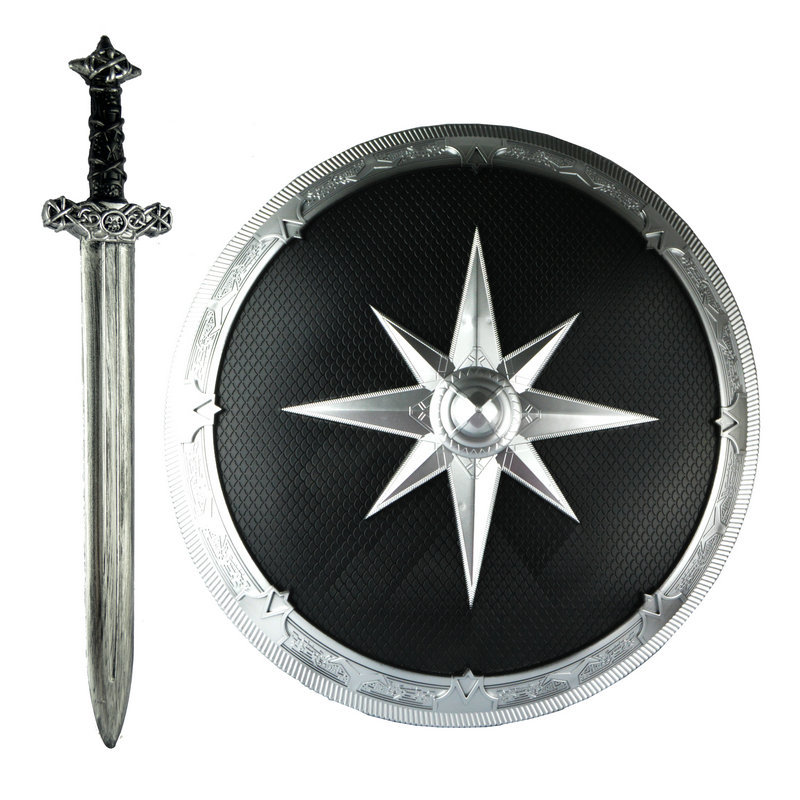 万圣节道具 魔兽盾牌古罗马世界武器道具仿真塑料盾牌兵器士兵盾