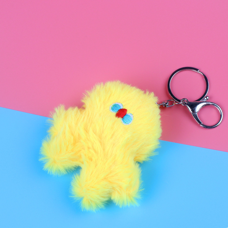 挂件公仔批发风服饰配件同款粉笨笨可爱卡通包包钥匙扣毛绒挂件
