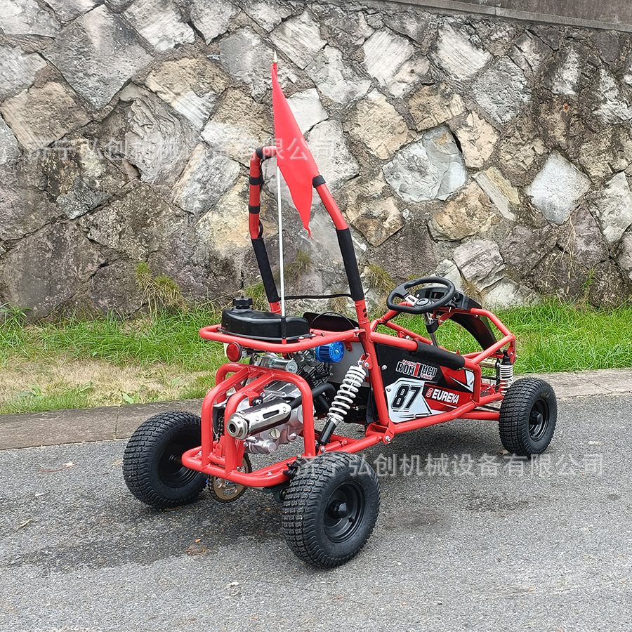 125cc汽油款卡丁车动力双座成人儿童越野卡丁车户外漂移车