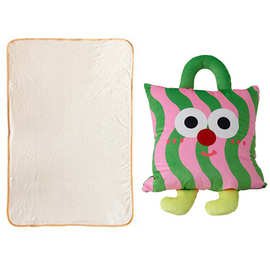 法兰绒抱枕被现货加印图案企业文化赠送礼品可定制任意图案异形状