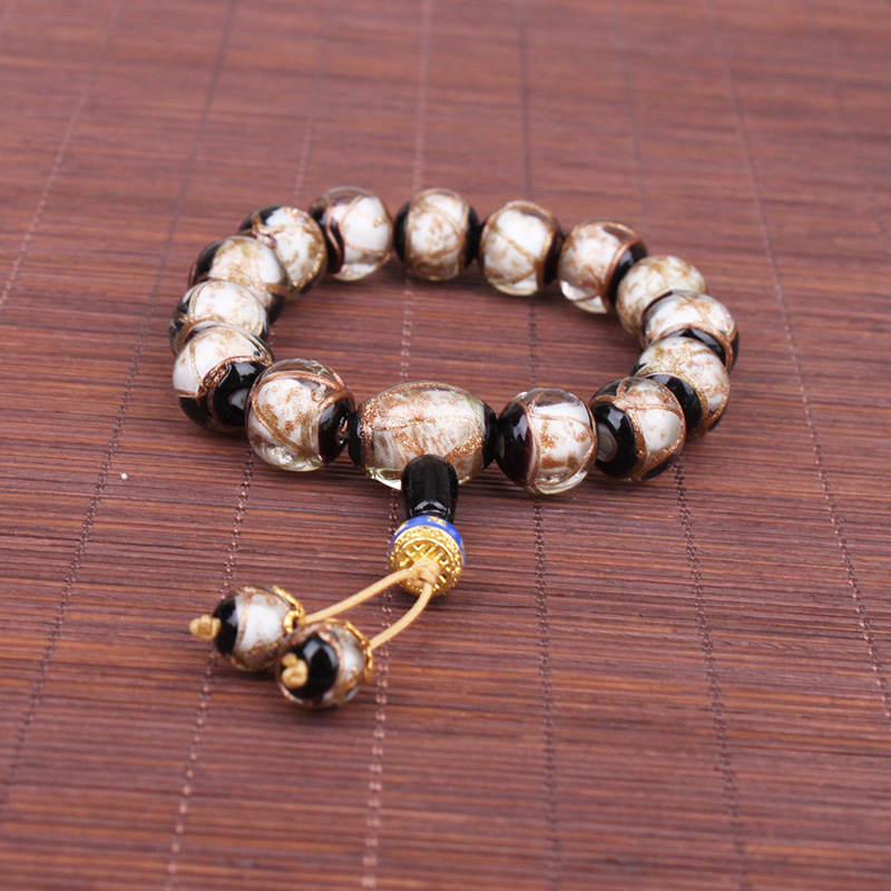 任嘉伦同款雍和宫香灰琉璃珠手串散珠套装整套材料包抖音小红书