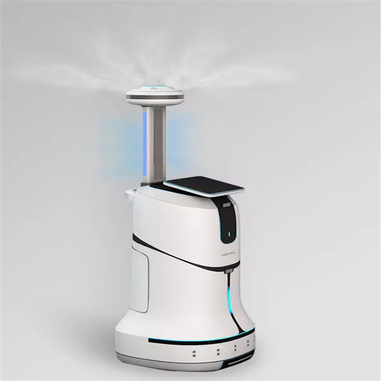 医用紫外线uvc干雾消毒机器人 医院智能防疫消毒机器人订制oem