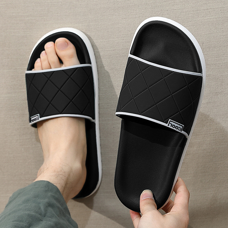拖鞋男士夏季家居浴室洗澡防臭防滑家用室内情侣厚底外穿凉拖鞋男