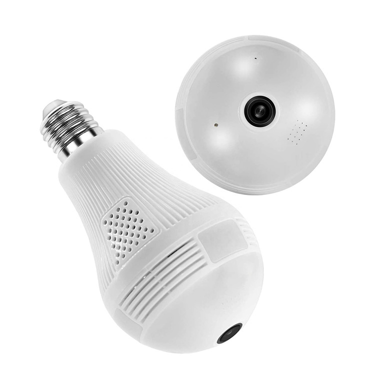 v380pro全景灯泡无线监控摄像头wifi家用夜视监控器灯泡摄像头