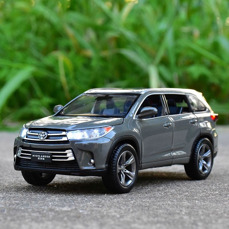 丰田汉兰达 本田奥德赛处开门金属仿真小汽车模型玩具车摆设