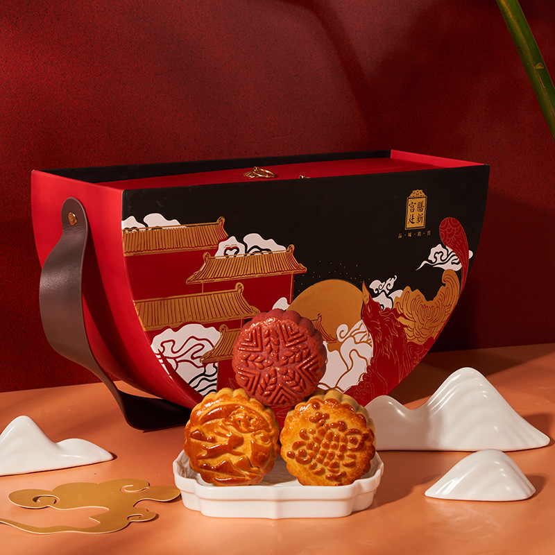 安德鲁森中秋月饼礼盒 月饼礼盒装批发公司送礼批发零食团购