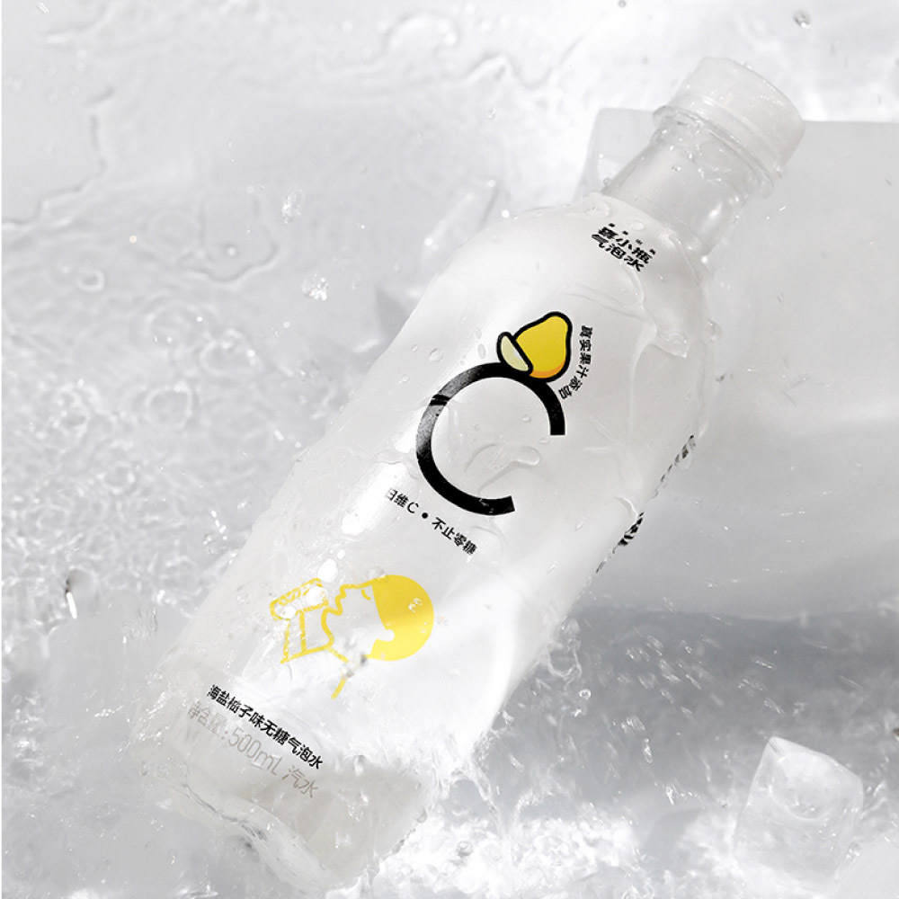 官方授权 喜茶出品喜小茶喜小瓶无蔗糖气泡水桃香味葡萄味西柚味