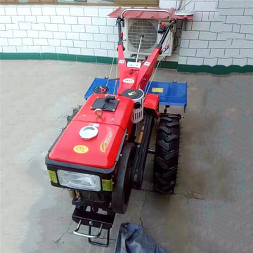 12-18马力电启动手扶拖拉机 农用手扶拖拉机带硬土地打田机