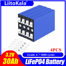 LiitoKala 3.2V 30ah 磷酸铁锂电池 大单体方形铝壳电池