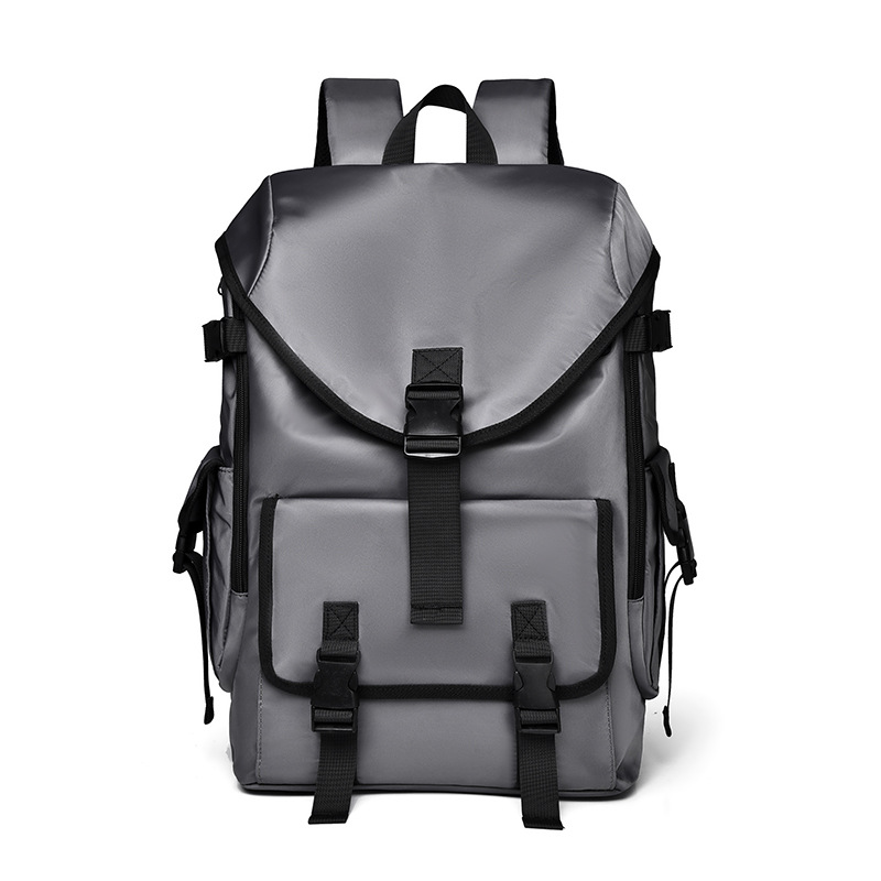 Cross-Border Fashion Boys Backpack Simple and Lightweight Travel Trend Waterproof Laptop Commuter Business Computer Bag