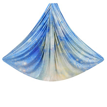 小单定制原创设计涤纶空中瑜伽吊床 反重力瑜伽吊床布料绸