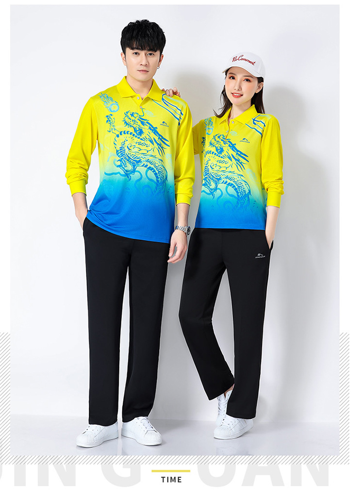 晋冠春秋长袖t恤女运动服佳木斯广场舞休闲运动套装团体徒步队服