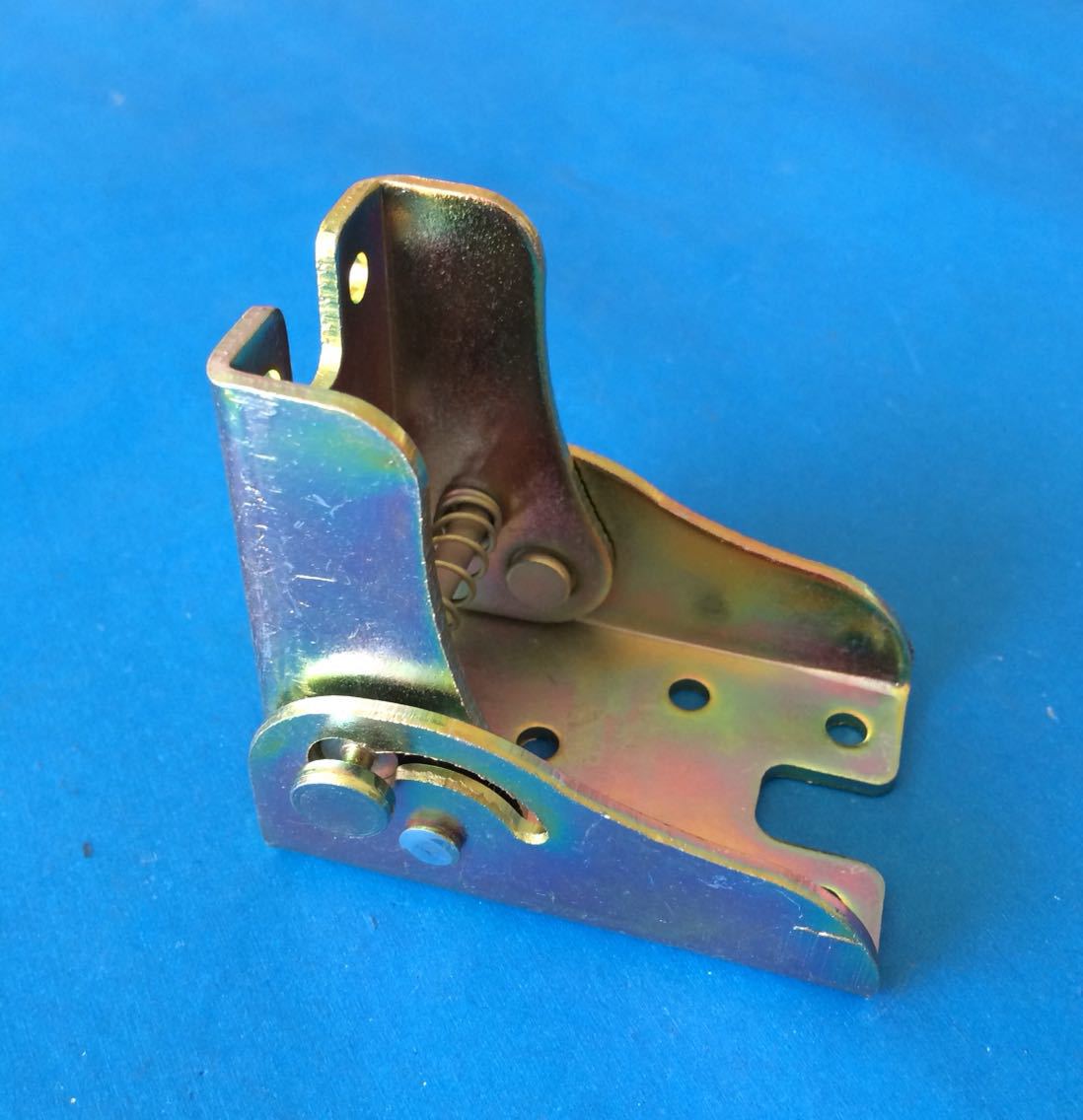 折叠器 桌腿折叠五金配件90度 折叠铰链90度自锁家具连接件折叠脚