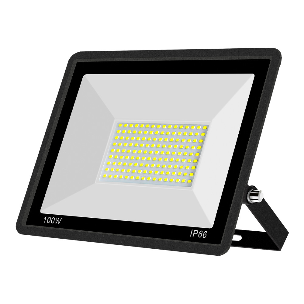 led户外防水投光灯50w广场照明灯厂房泛光灯招牌超亮投射灯100w