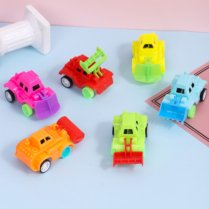 New Color Mini Warrior Small Engineering Vehicle Excavator Bulldozer Baby Car Factory Wholesale