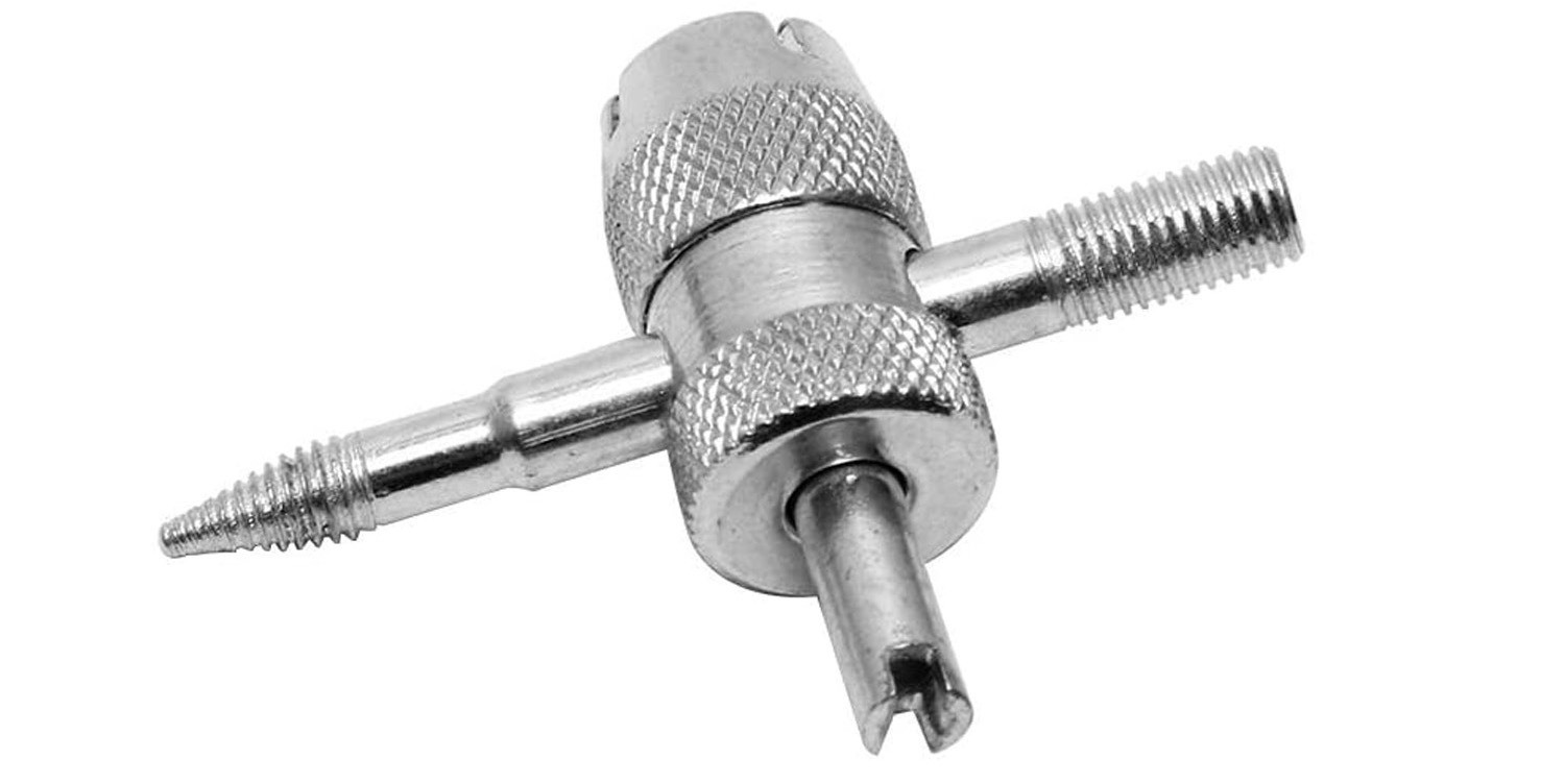 轮胎气门芯拆卸安装工具 双单头气门芯拆卸器 轮胎修理工具套装