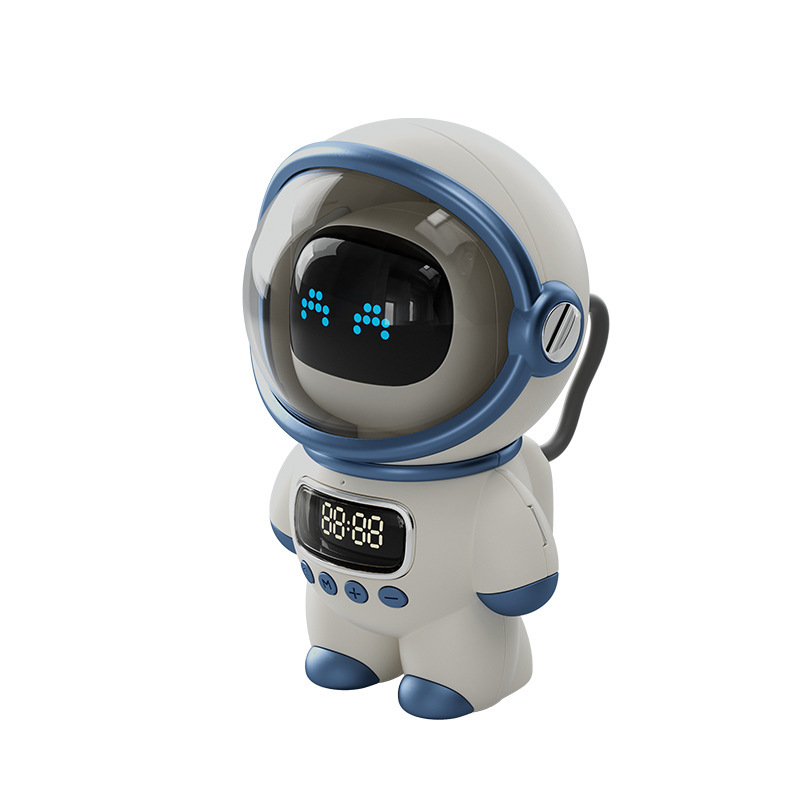 Astronaut Bluetooth Speaker Outdoor Clock Desktop Smart Speaker Business Gift Cross-Border Mini Bluetooth Speaker Home