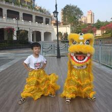 儿童舞狮狮子头表演道具全套舞狮子服装小孩表演幼儿园舞狮头玩具