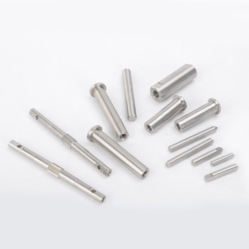 精密定位圆锥销加工步行机轴CNC走心机加工 不锈钢303震动机轴