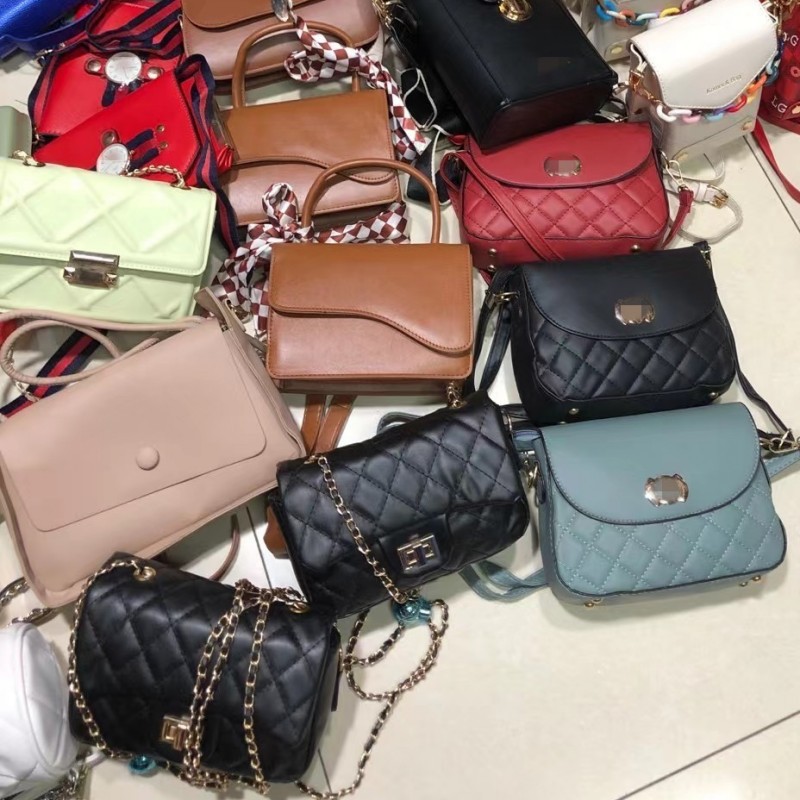 库存女包尾货杂款单肩链条小方包女外贸尾单清货白沟10元包包批发