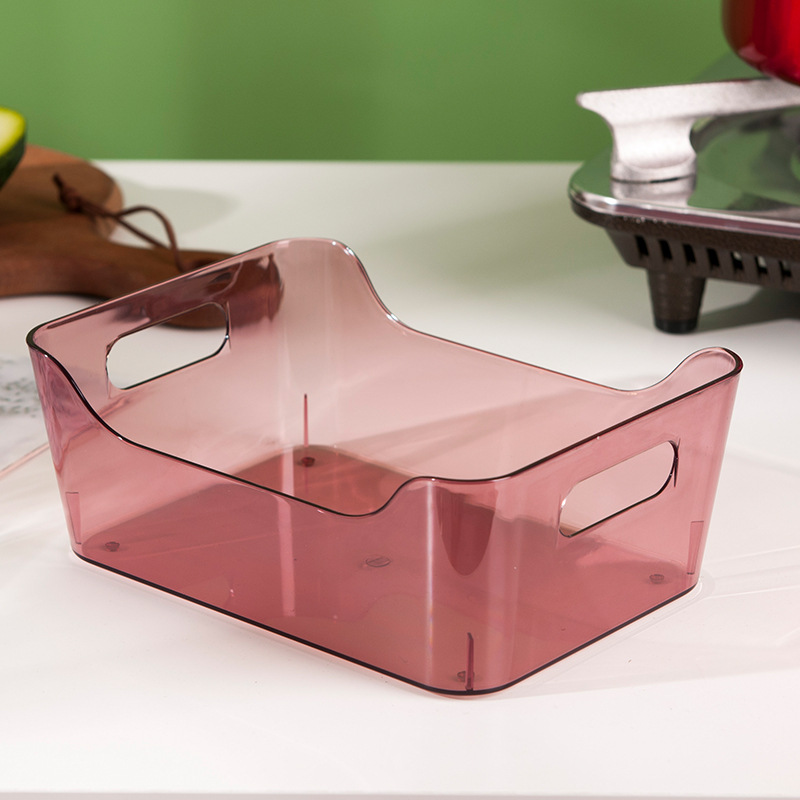 Household Supplies Desktop Sundries Lipstick Storage Box Plastic Transparent Strict Selection Book Underwear Socks Storage Box