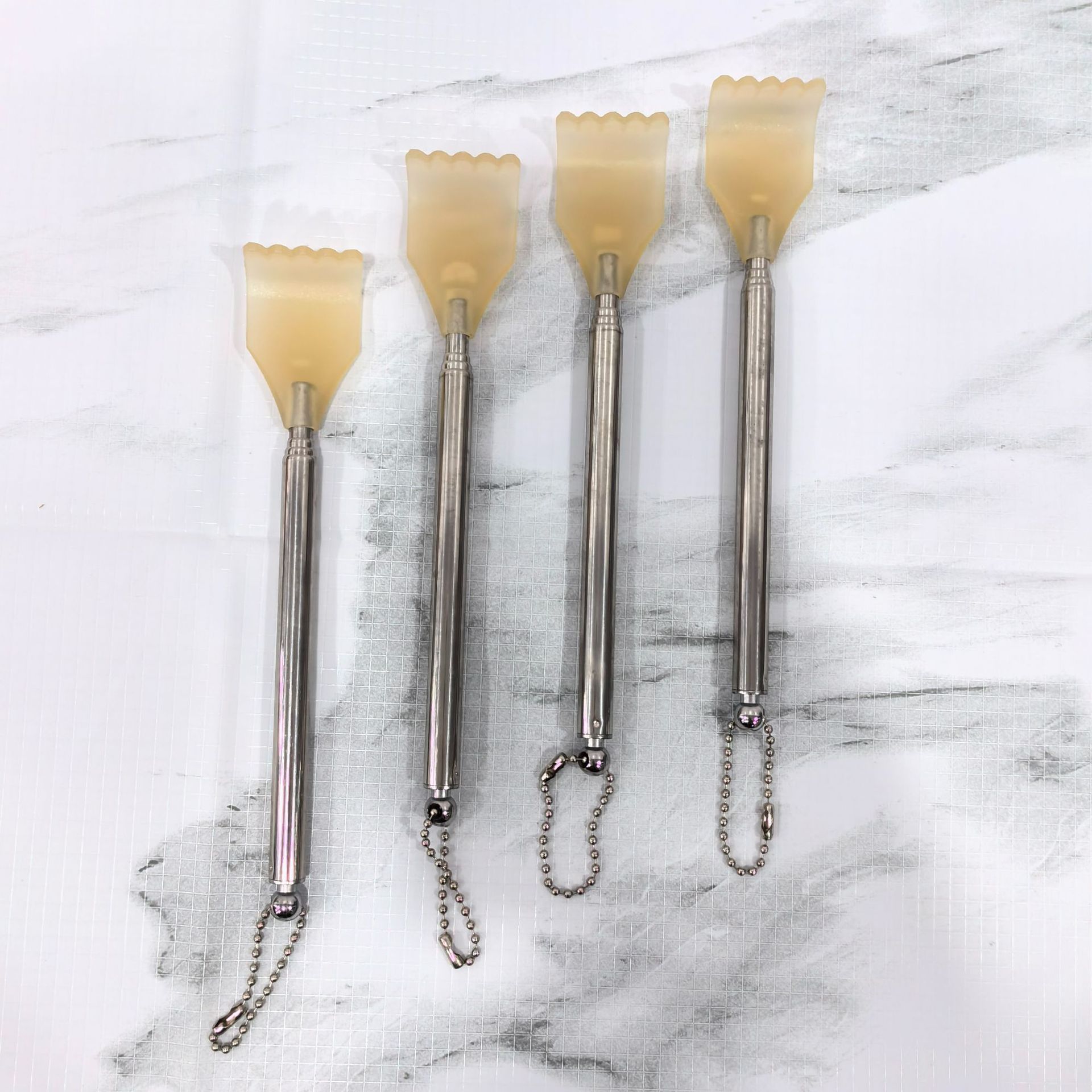 不锈钢伸缩痒痒挠不求人钢笔挠痒扒抓痒神器 2元店货源百货批发