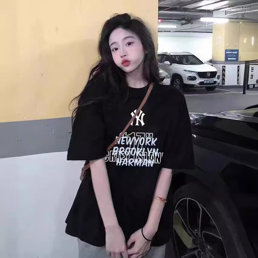 MLB/NY Yankees New Short-sleeved T-shirt Comfortable Breathable Casual Sports Loafed Version image