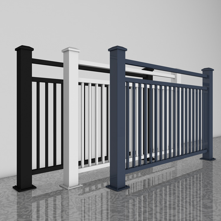 佛山厂家直供铝艺栏杆别墅阳台景观铝合金围栏欧式简约园艺护栏