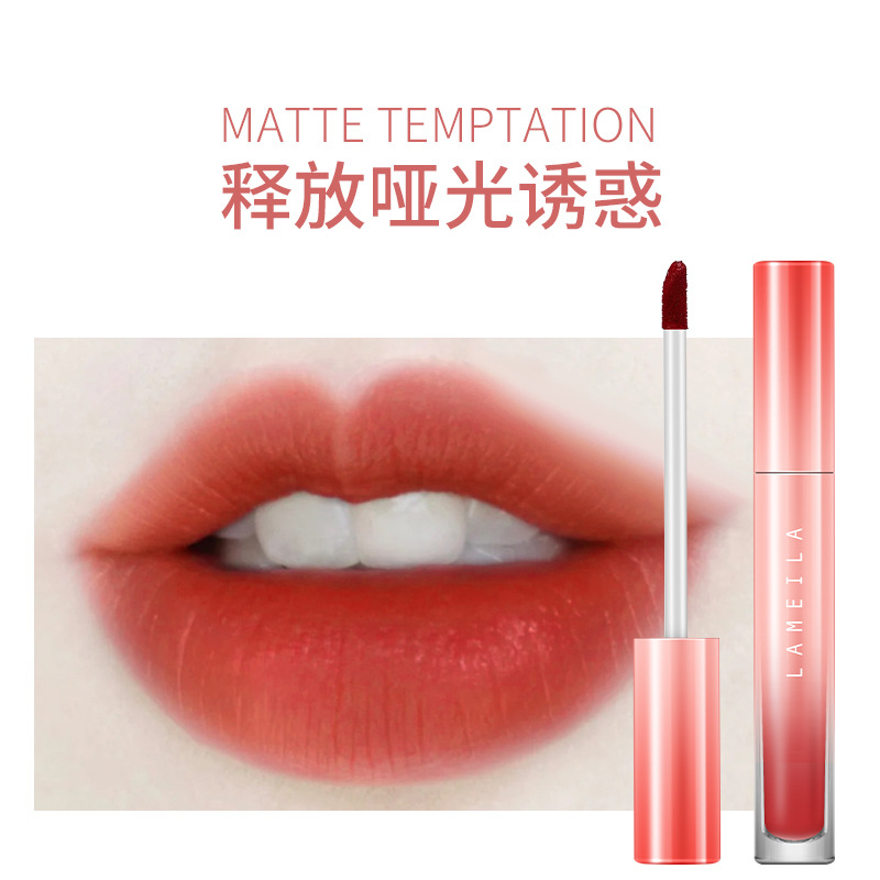 LaMeiLa Soft Glass Lip Lacquer Moisturizing Lip Gloss and Lip Gloss Lip Stain Nourishing Lipstick Lip Lacquer 1040