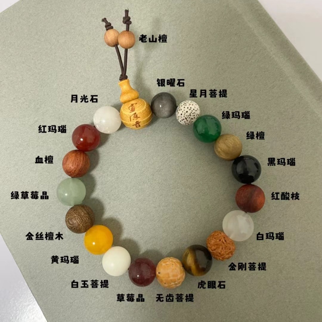 龙年第四代灵隐十八籽佛珠手串佛珠18籽菩提子多宝手链男女款饰品