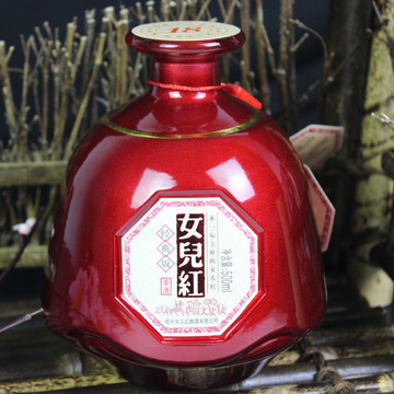 绍兴黄酒女儿红糯米酒500ml*6瓶整箱礼盒装花雕酒