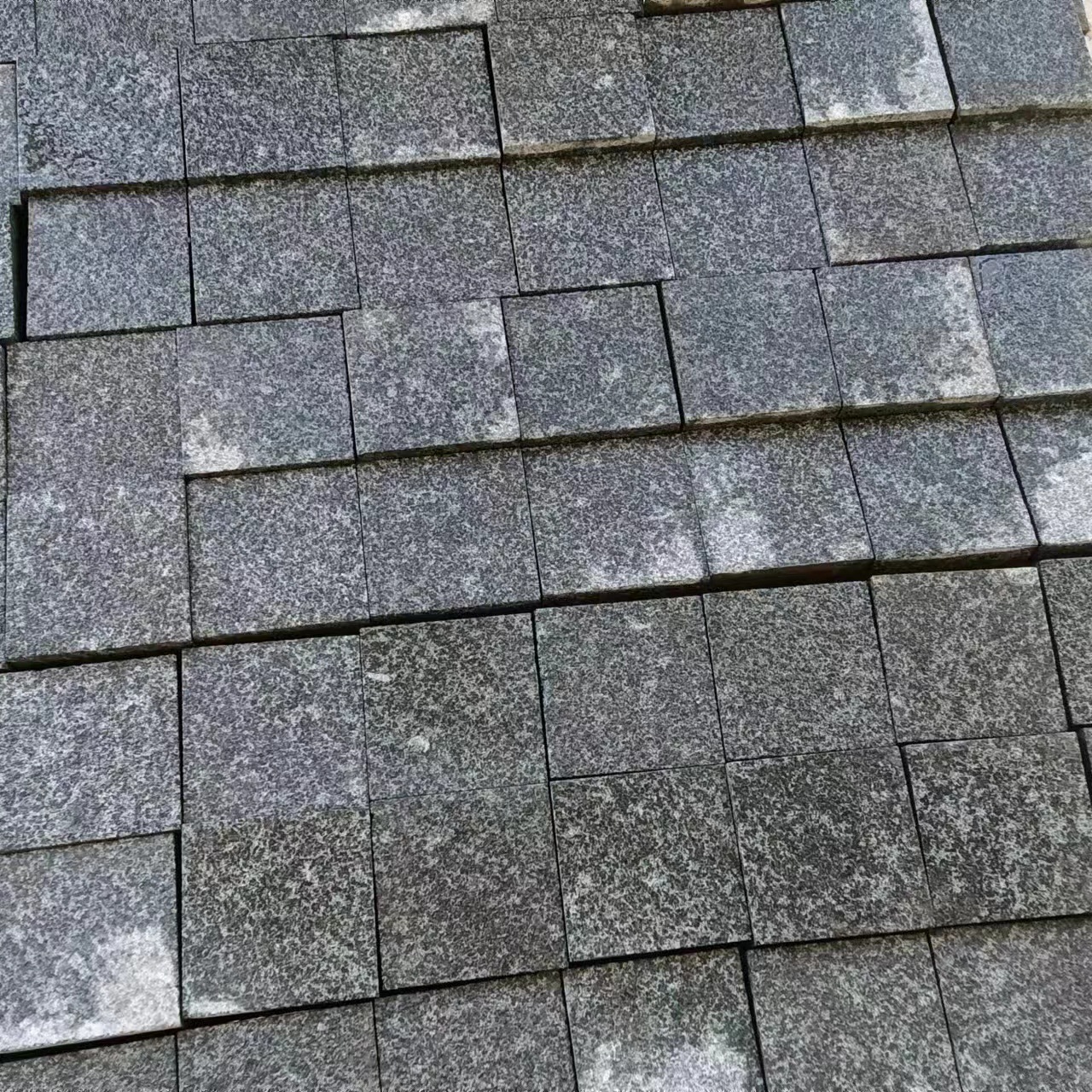 中国黑花岗岩蒙古黑山西黑珍珠黑光面火烧面荔枝面地铺外墙干挂