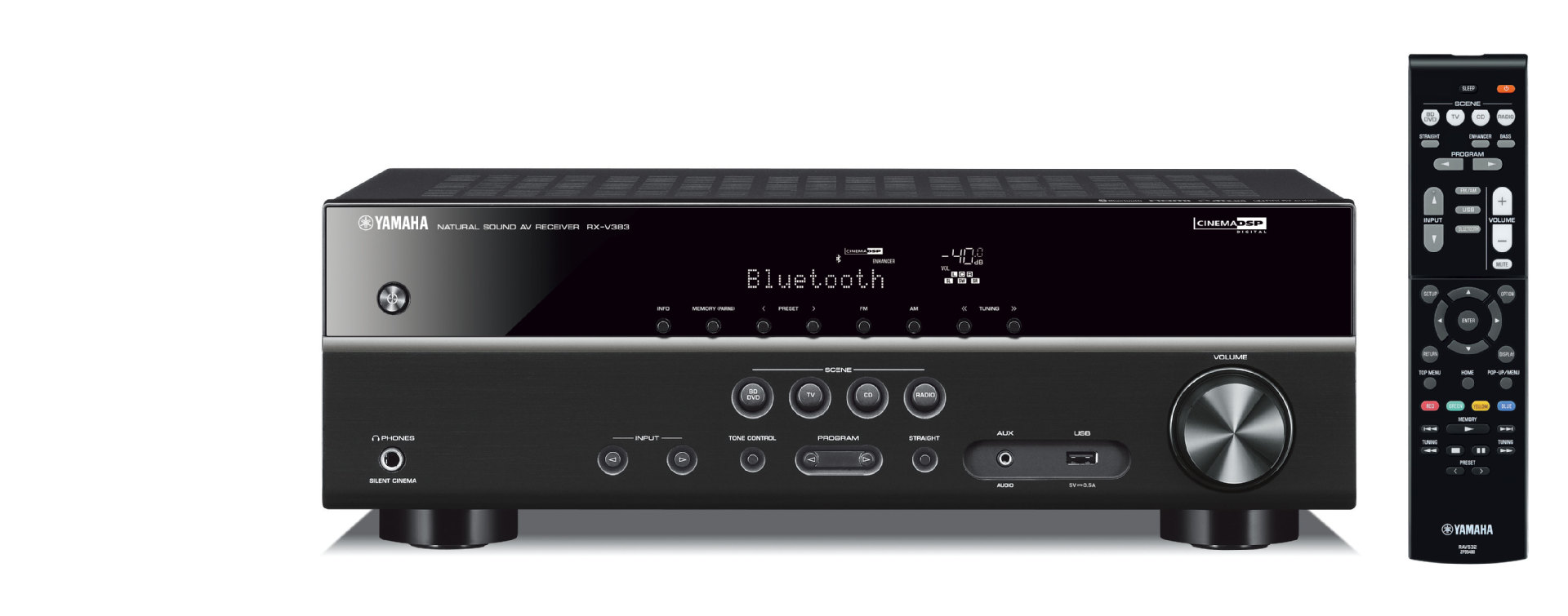 rx-v383家用数字5.1功放机发烧大功率音响专业蓝牙