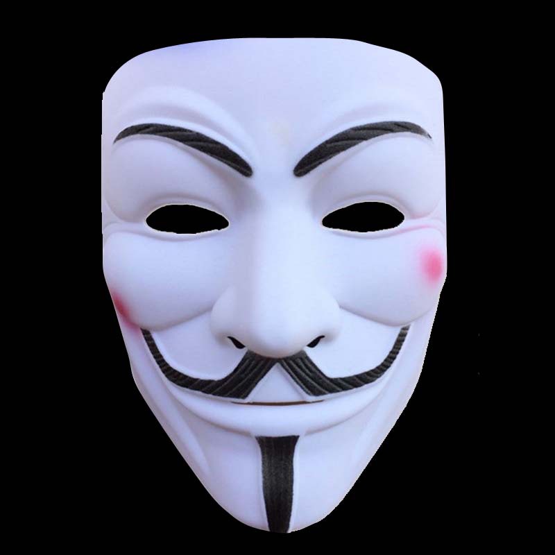 万圣节恐怖鬼脸面具v字仇杀面具v字怪客面具全脸男士面具影视面具