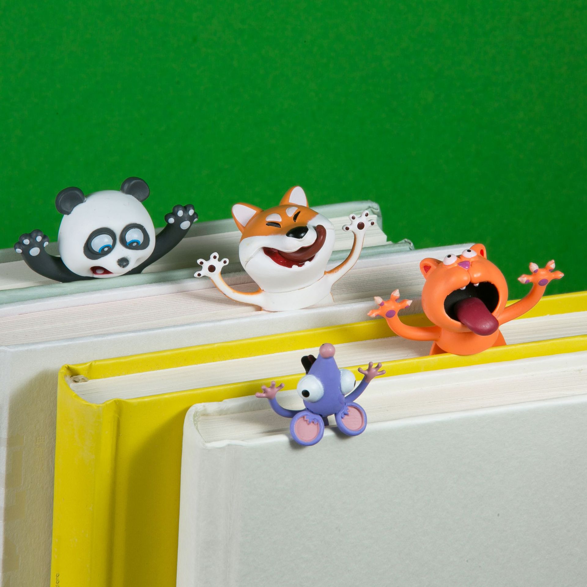 【小额批发】卡通立体动物可爱鲨鱼书签