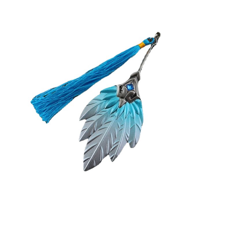 五人对战游戏周边诸葛亮扇子羽毛武器星航指挥官手游定做漫展道具