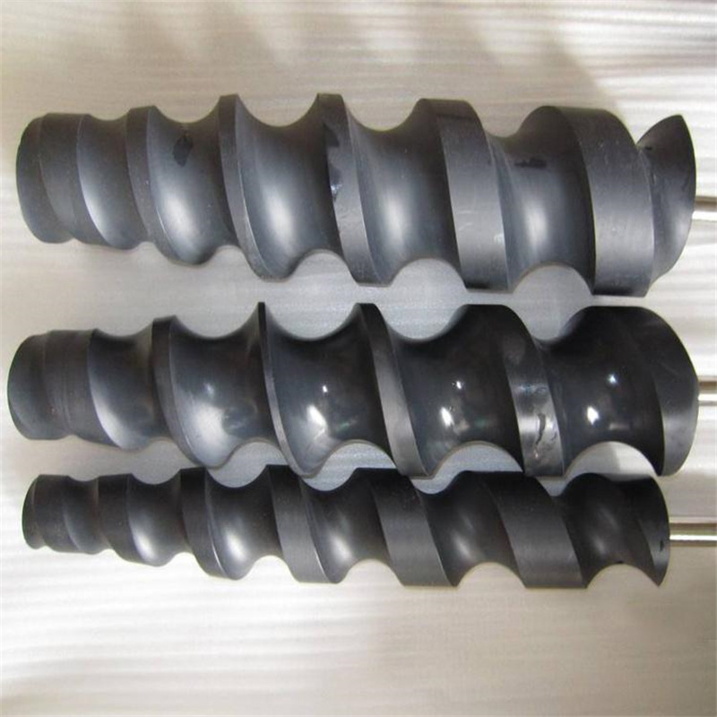 定制加工尼龙螺旋 食品灌装机械用塑料螺旋进瓶推进器 尼龙螺旋杆-阿