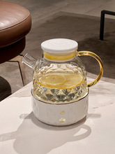 6S英式下午茶茶具水果茶壶套装家用轻奢法式养生泡花茶壶茶杯耐高