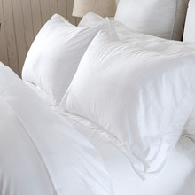 T1FI100支五酒店纯白色贡缎被套床单全白四件套1.5 1