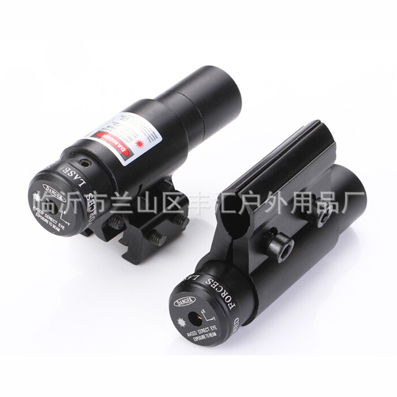 New Infrared Laser Sight Qq Clip Red Laser Pointing Instrument Card Slot Dovetail Pipe Multiple Installation Options
