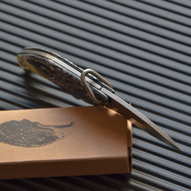 不锈钢鹰刀创意鹰头小刀户外工具edc折刀颈链饰品小刀礼品钥匙刀