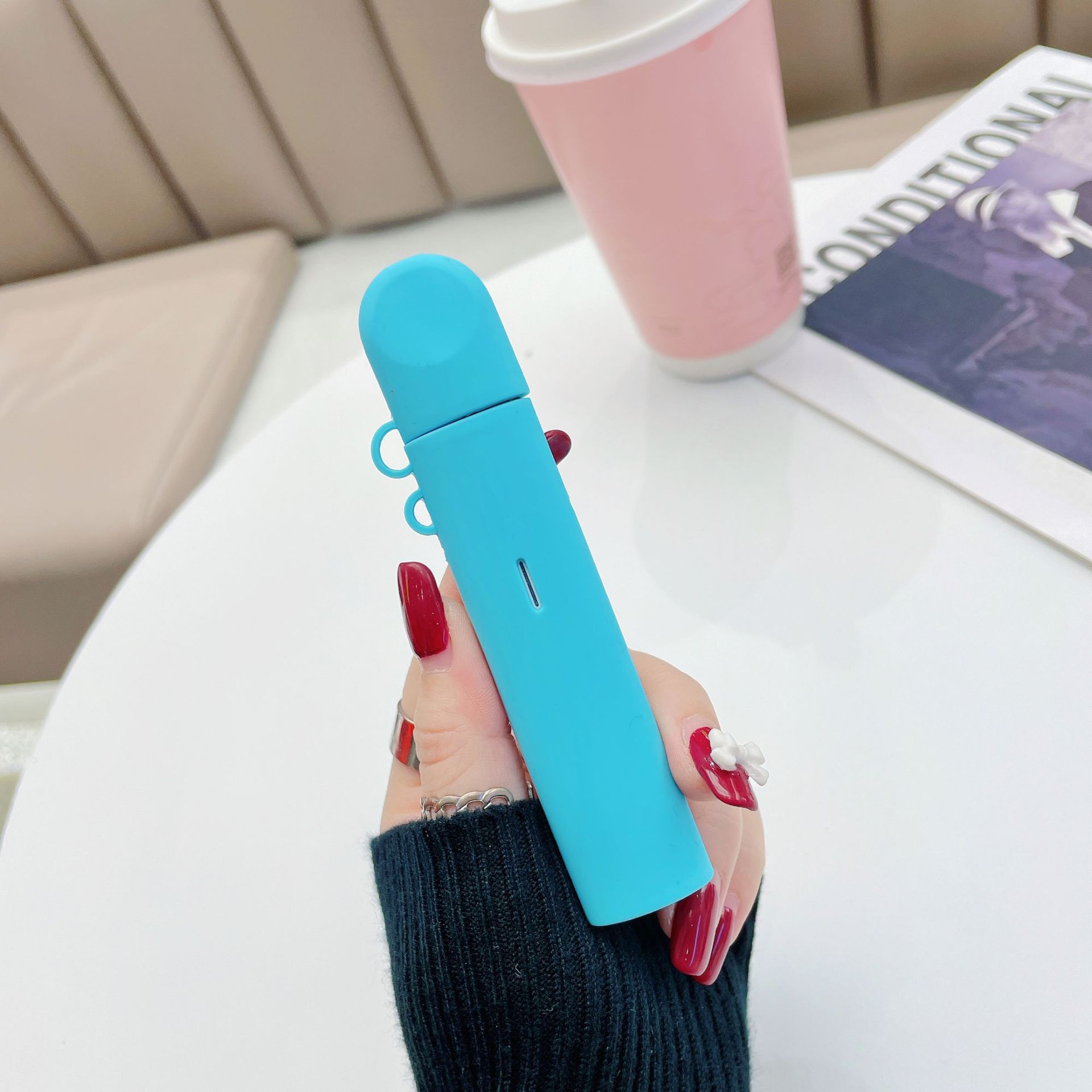 新款适用于relx essential硅胶套悦刻海外版保护套电子器烟套防尘