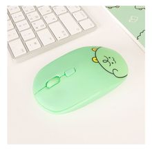 韩国NINIZ卡通创意新款鼠标适用于办公家用便携式usb电池无线鼠标