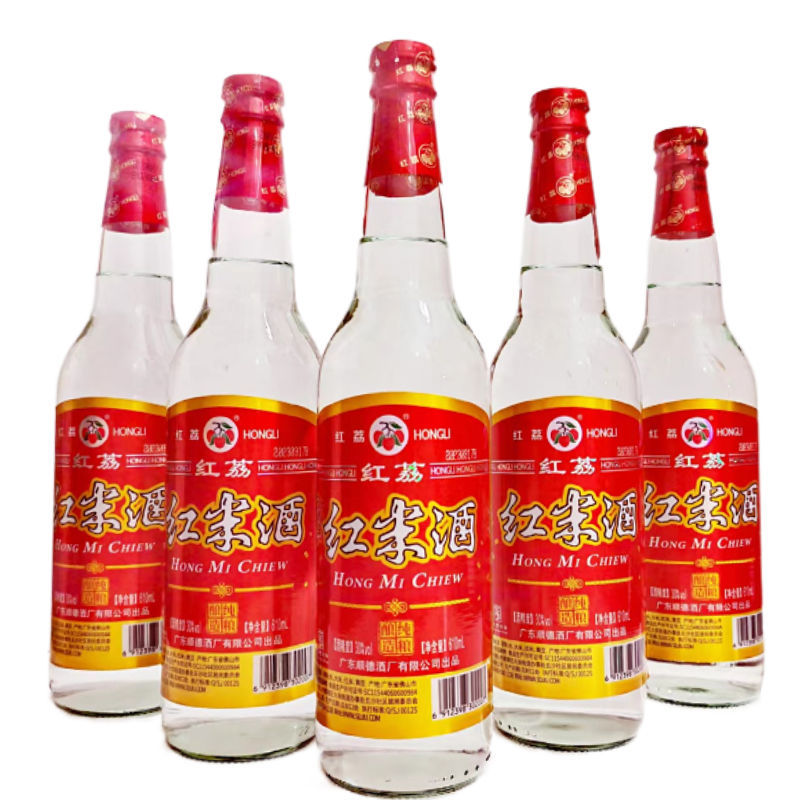 【假一赔十】红荔红米酒610ml*6瓶30度米酒经典胶盖佛山生产-阿里巴巴