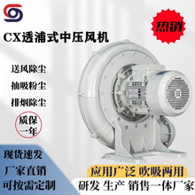 CX-透浦式中压鼓风机CX-125A 2.2KW 工业除尘耐高温风机 变频风机