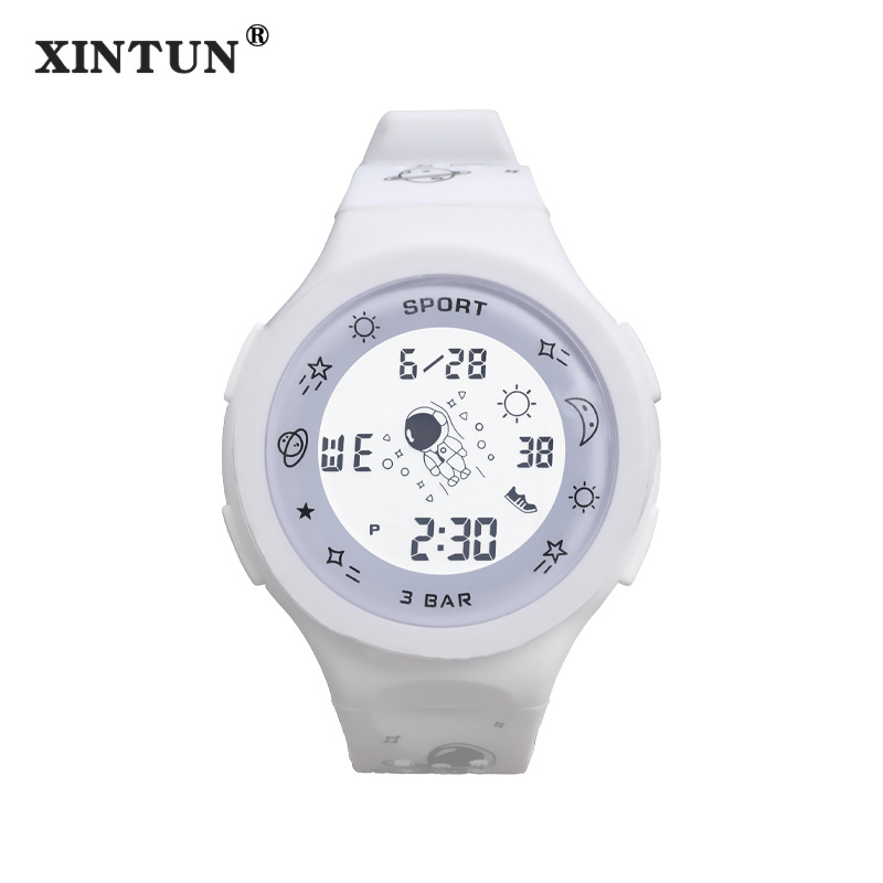 Yongqing Watch Factory Wholesale New 917 Space Junior High School Students Waterproof Trend Sports Electronic Watch