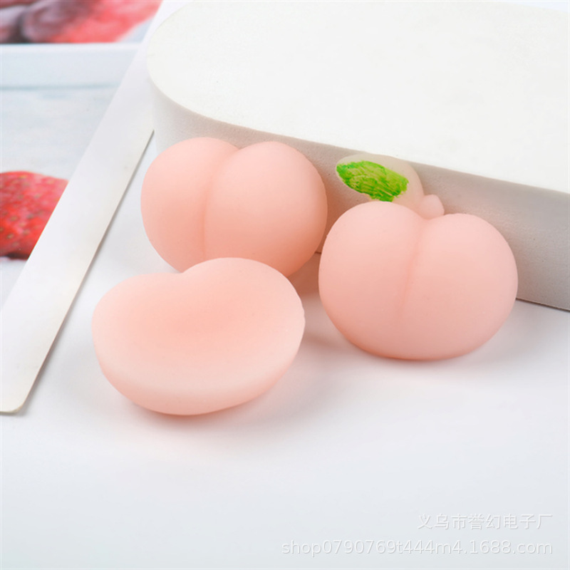 Peach Pinch Butt Music Three-Dimensional Creativity Peach Pinch Orchestra Soft Glue Material Vent Decompression Cute