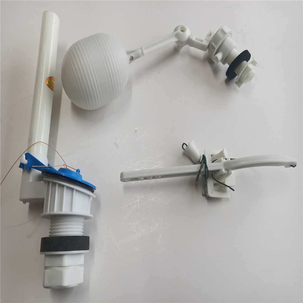 蹲便器水箱配件公厕冲水箱洁具老式陶瓷高水箱手拉上水阀拉杆配件