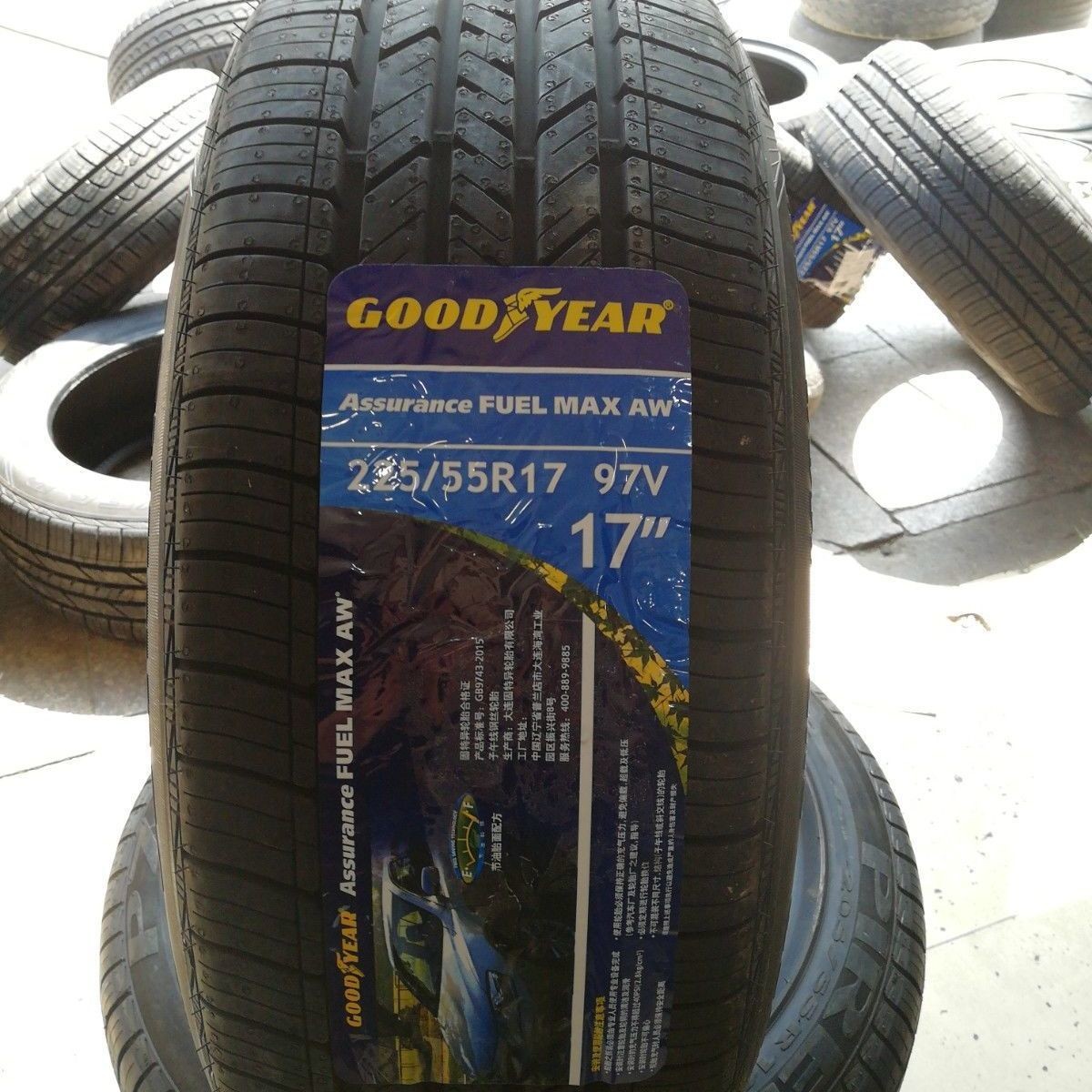 固特异轮胎225/55r17 97v 安节轮 荣威950君威 迈锐宝配套2255517